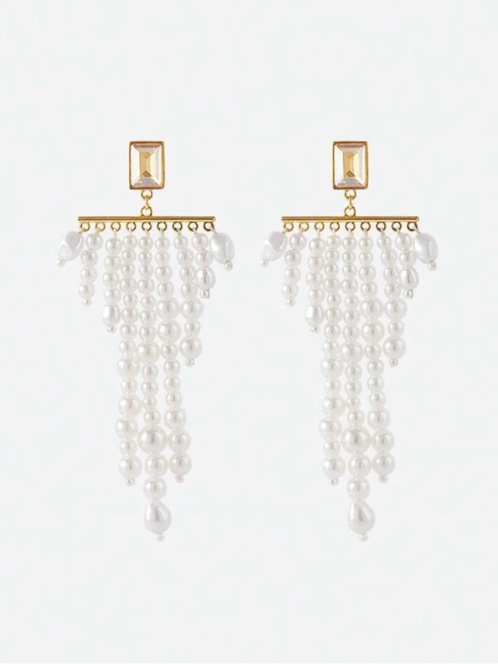 Pearl drop earrings N2054